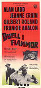 Duell i flammor 1960 poster Alan Ladd Jeanne Crain Gilbert Roland Robert D Webb