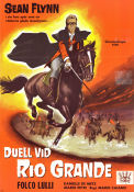 Duell vid Rio Grande 1963 poster Sean Flynn Folco Lulli Gaby André Mario Caiano Äventyr matinée