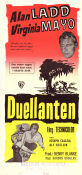 Duellanten 1952 poster Alan Ladd Virginia Mayo Gordon Douglas