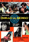 Duello nel Mondo 1966 poster Richard Harrison Helene Chanel Giacomo Rossi Stuart Luigi Scattini