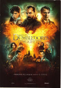 Dumbledores hemligheter 2022 poster Jude Law Cara Mahoney Mads Mikkelsen David Yates