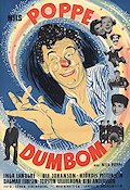 Dumbom 1953 poster Inga Landgré Hjördis Petterson Nils Poppe Cirkus