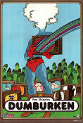 Dumburken 1974 poster Richard Belzer Chevy Chase Ken Shapiro Dokumentärer Konstaffischer