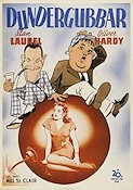 Dundergubbar 1944 poster Laurel and Hardy Helan och Halvan