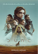 Dune 2021 poster Timothée Chalamet Rebecca Ferguson Zendaya Stellan Skarsgård Denis Villeneuve