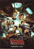 Dungeons & Dragons: Honor Among Thieves 2023 poster Chris Pine Michelle Rodriguez Regé-Jean Page John Francis Daley