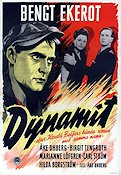 Dynamit 1947 poster Bengt Ekerot Birgit Tengroth Åke Ohberg