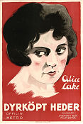Dyrköpt heder 1921 poster Alice Lake Alan Roscoe Wesley Ruggles