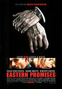 Eastern Promises 2007 poster Viggo Mortensen Naomi Watts Armin Mueller-Stahl David Cronenberg Maffia Klockor