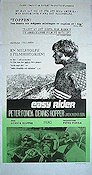 Easy Rider 1969 poster Peter Fonda Jack Nicholson Dennis Hopper Motorcyklar Kultfilmer