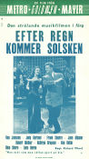 Efter regn kommer solsken 1946 poster Robert Walker Van Heflin Lucille Bremer Richard Whorf Musikaler