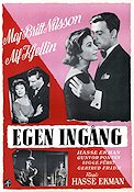 Egen ingång 1956 poster Maj-Britt Nilsson Alf Kjellin