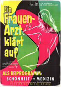 Ein Frauenarzt klärt auf 1955 poster Philipp Athis Sacha Briquet Jean-Claude Roy