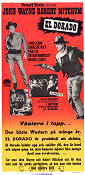 El Dorado 1966 poster John Wayne Robert Mitchum James Caan Howard Hawks