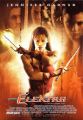 Elektra 2005 poster Jennifer Garner Goran Visnjic Will Yun Lee Rob Bowman Hitta mer: Marvel Från serier