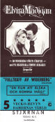 Elvira Madigan 1967 poster Pia Degermark Thommy Berggren Lennart Malmer Bo Widerberg Romantik