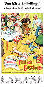 Emil och griseknoen 1972 poster Allan Edwall Björn Gustafson Jan Ohlsson Olle Hellbom Text: Astrid Lindgren Affischkonstnär: Björn Berg Hitta mer: Emil i Lönneberga