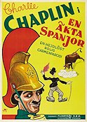 En äkta spanjor 1915 poster Charlie Chaplin
