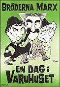 En dag i varuhuset 1941 poster Bröderna Marx The Marx Brothers Groucho Marx Charles Reisner