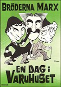 En dag i varuhuset 1941 poster Bröderna Marx Charles Reisner