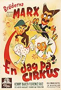 En dag på cirkus 1939 poster The Marx Brothers Bröderna Marx Groucho Marx Chico Marx Harpo Marx Edward Buzzell Cirkus Musikaler