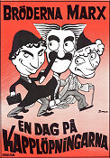 En dag på kapplöpningarna 1937 poster Bröderna Marx The Marx Brothers Allan Jones Maureen O´Sullivan Margaret Dumont Sam Wood