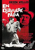 En djävulsk fälla 1958 poster Charlton Heston Janet Leigh Orson Welles