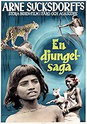 En djungelsaga 1957 poster Arne Sucksdorff Dokumentärer