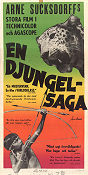 En djungelsaga 1957 poster Arne Sucksdorff