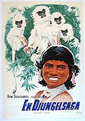 En djungelsaga 1957 poster Arne Sucksdorff Dokumentärer