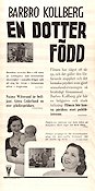 En dotter född 1944 poster Barbro Kollberg Barn