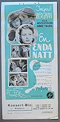 En enda natt 1939 poster Ingrid Bergman