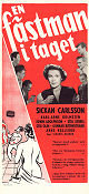 En fästman i taget 1952 poster Sickan Carlsson Karl-Arne Holmsten Edvin Adolphson Stig Järrel Arne Källerud Schamyl Bauman Text: Gösta Stevens