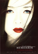 En geishas memoarer 2005 poster Ziyi Zhang Ken Watanabe Michelle Yeoh Rob Marshall Asien
