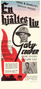 En hjältes liv 1944 poster Gary Cooper Signe Hasso Laraine Day Cecil B DeMille