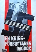 En krigsförbrytares dagbok 1948 poster Hitta mer: Adolf Hitler Krig Hitta mer: Nazi