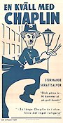 En kväll med Chaplin 1955 poster Charlie Chaplin
