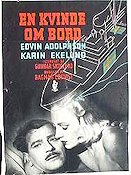 En kvinde ombord 1942 poster Edvin Adolphson