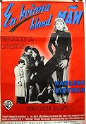 En kvinna bland män 1942 poster Marlene Dietrich Edward G Robinson George Raft