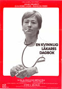 En kvinnlig läkares dagbok 1978 poster Annie Girardot Jean-Pierre Cassel Francois Périer Jean-Louis Bertuccelli Medicin och sjukhus Rökning