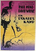 En läkares kamp 1959 poster Paul Muni David Wayne Betsy Palmer Daniel Mann Medicin och sjukhus