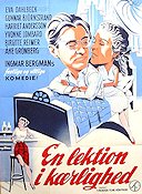 En lektion i kärlek 1954 poster Eva Dahlbeck Gunnar Björnstrand Harriet Andersson Yvonne Lombard Ingmar Bergman