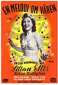 En melodi om våren 1943 poster Lilian Ellis Håkan Westergren Signe Wirff Weyler Hildebrand Musikaler