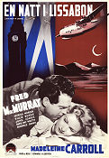 En natt i Lissabon 1941 poster Fred MacMurray Edward H Griffith