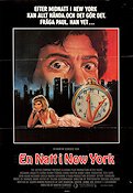 En natt i New York 1985 poster Rosanna Arquette Martin Scorsese Klockor