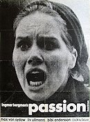 En passion 1969 poster Liv Ullmann Bibi Andersson Max von Sydow Erland Josephson Erik Hell Ingmar Bergman