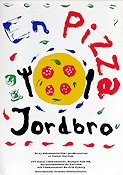 En pizza i Jordbro 1994 poster Rainer Hartleb Dokumentärer Från TV Mat och dryck