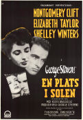 En plats i solen 1951 poster Elizabeth Taylor George Stevens