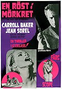 En röst i mörkret 1968 poster Carroll Baker Jean Sorel