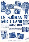 En sjöman går iland 1937 poster Adolf Jahr Ragnar Arvedson